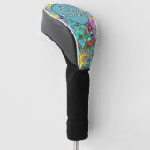 "Golf Loving Oma" Golf Driver Hoes Golfheadcover (Schuin)