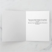 Golf Loving Postman Cartoon voor Golfer Kaart (Binnen)