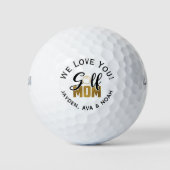Golf Ma Gold Golf Balls Golfballen (Voorkant)