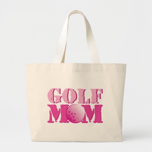 Golf Ma Pink Grote Tote Bag (Voorkant)