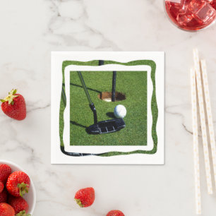 Golf maakt dat stuk, servet
