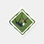 Golf maakt dat stuk, servet (Hoek)