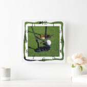 Golf maakt dat stuk, vierkante klok (Huis)