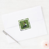 Golf maakt dat stuk, vierkante sticker (Envelop)