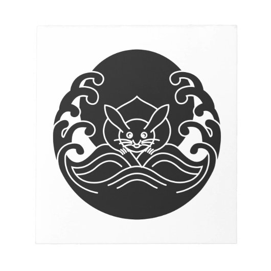 Golf maang Konijn Notitieblok (Voorkant)