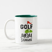 Golf Mam Golfing Gift Mok (Links)