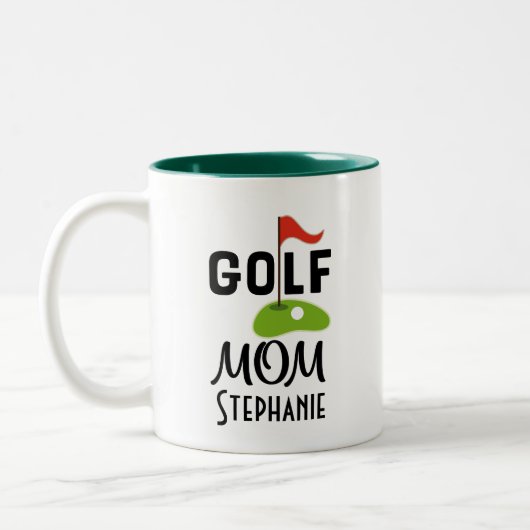 Golf Mam Golfing Gift Mok (Links)