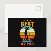 Golf mama briefkaart (Voorkant / Achterkant)