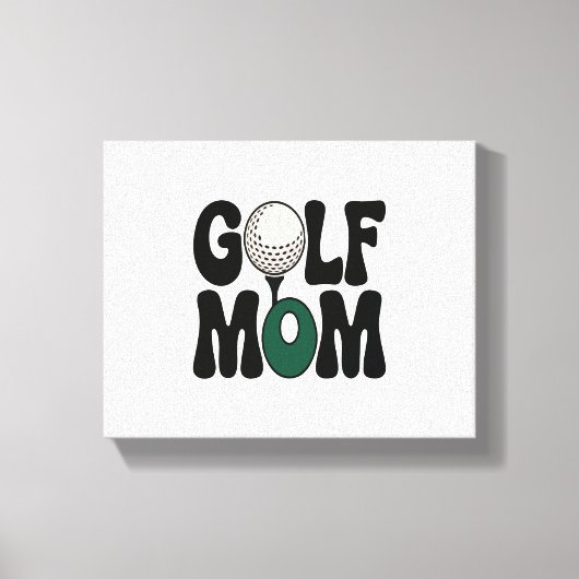 Golf mama canvas afdruk (Voorkant)