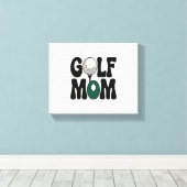 Golf mama canvas afdruk (Insitu (Houten vloer))