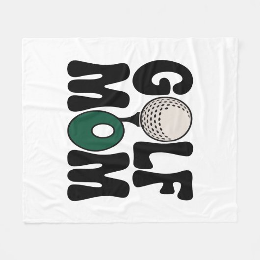 Golf mama fleece deken (Voorkant (Horizontaal))