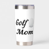 Golf mama geïsoleerde drinkbeker (Achterkant)