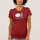 Golf mama. Ik ben er voor jou T-shirt (Voorkant)