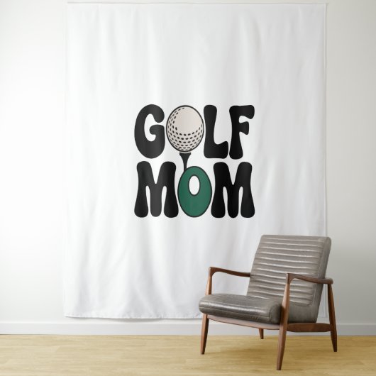 Golf mama wandkleed (In situ)