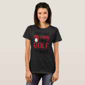 Golf mamma Golf Player mam van Golfer Moeder T-shirt (Voorkant volledig)