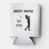 Golf mammie Golfer pun Moederdag Beste moeder met Blikjeskoeler (Voorkant)
