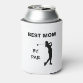 Golf mammie Golfer pun Moederdag Beste moeder met Blikjeskoeler (Blikje Achterkant)