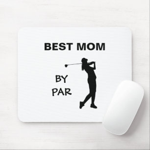 Golf mammie Golfer pun Moederdag Beste moeder met  Muismat