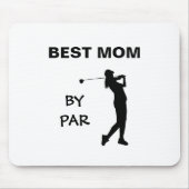 Golf mammie Golfer pun Moederdag Beste moeder met Muismat (Voorkant)