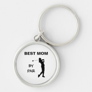 Golf mammie Golfer pun Moederdag Beste moeder met  Sleutelhanger