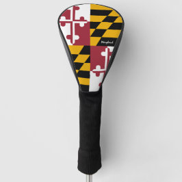 Golf Maryland en Maryland vlag/Golf Clubs Hoesjes Golfheadcover