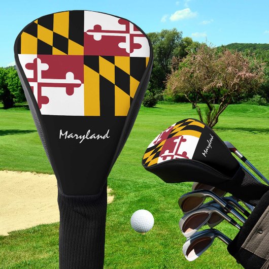 Golf Maryland en Maryland vlag/Golf Clubs Hoesjes Golfheadcover