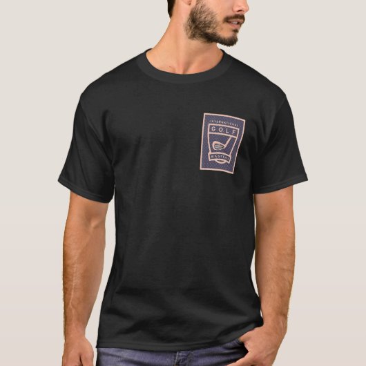Golf Master Club Golfing Tournament Golfer T-shirt (Voorkant)