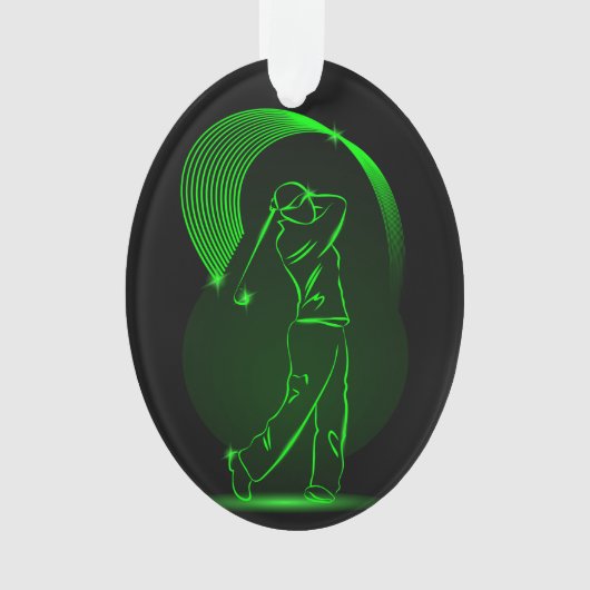 Golf Medal Ornament (voorkant)