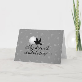 Golf medelijden met je verlies aan condoleances kaart
