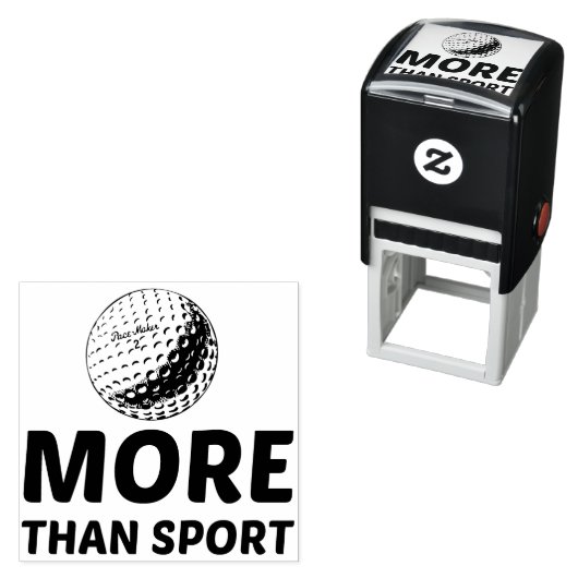 GOLF MEER DAN SPORT  ZELFINKTENDE STEMPEL (In situ)