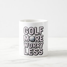 Golf Meer, Maak Je Minder Zorgen voor Golfer Koffiemok