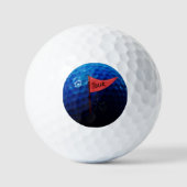Golf Meesterschap: Tour Edition met vlag afgedrukt Golfballen (Voorkant)