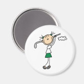 Golf meisje magneet (Voorkant / Achterkant)