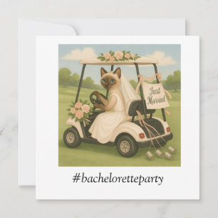 Golf MEISJESAVOND-partij voor kattenliefhebbers Save The Date