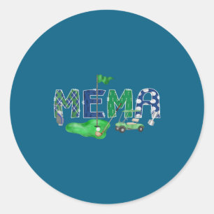 Golf Mema Hole Eén 1e Ronde Sticker