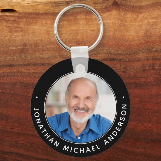 Golf Memorial Heaven Herembrance Golfer Foto Sleutelhanger (Achterkant)