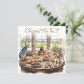 Golf Merry Christmas from Golf Course Clubhouse Feestdagenkaart (Staand voorkant)