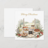 Golf Merry Christmas from Golf Course Clubhouse Feestdagenkaart (Voorkant / Achterkant)