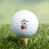 Golf Merry kerst met kerstmis die golf speelt Golfballen (Insitu Shirt)