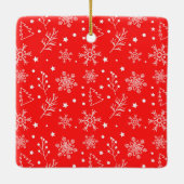 Golf Merry-kerstkaart voor cadeautjes aan golfer Keramisch Ornament (Achterkant)