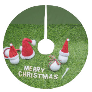 Golf Merry Kerstmis met golf- en kerstbal Kerstboom Rok