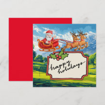 Golf Merry Kerstmis met kerstman
