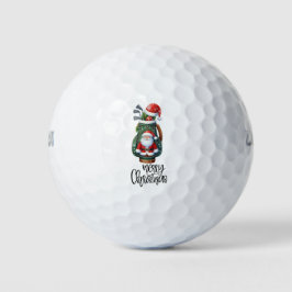 Golf Merry Kerstmis met kerstman Golfballen