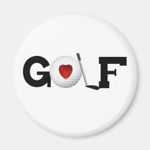 Golf met Golf Ball Magneet
