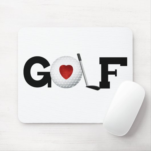Golf met Golf Ball Muismat (Met muis)