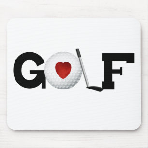 Golf met Golf Ball Muismat