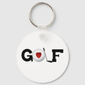 Golf met Golf Ball Sleutelhanger (Voorkant)
