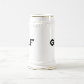 Golf met Golfbal-overhemden en -cadeaus Bierpul (Center)