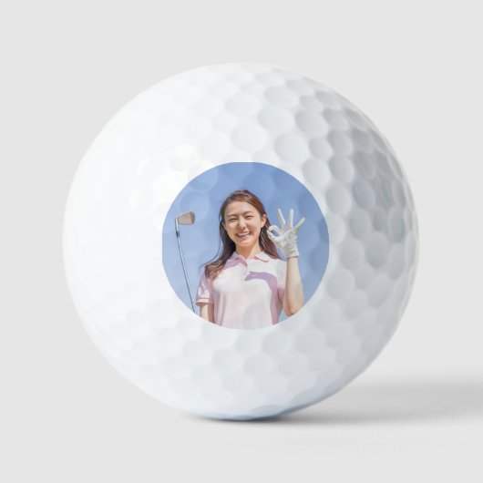 Golf met je eigen foto golfballen (Voorkant)