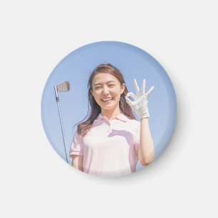 Golf met je eigen foto magneet
